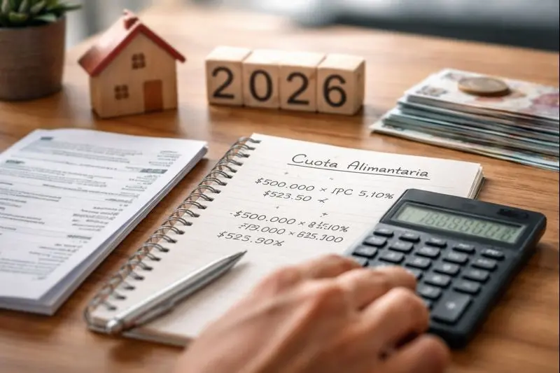 Ejemplos reales de cómo se calcula la cuota alimentaria para 2026