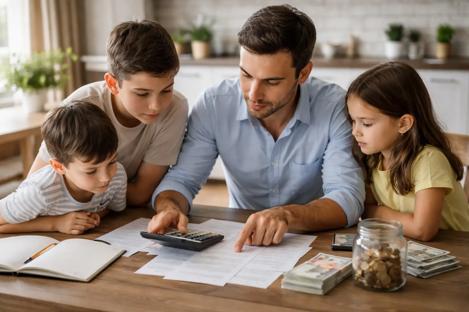 Cuota alimentaria para más de un hijo: cómo distribuirla