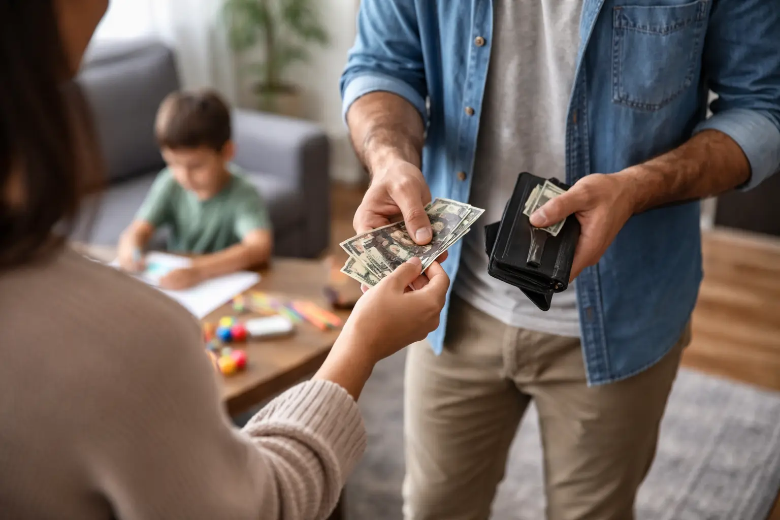 Cuota alimentaria para padres independientes (sin sueldo fijo)