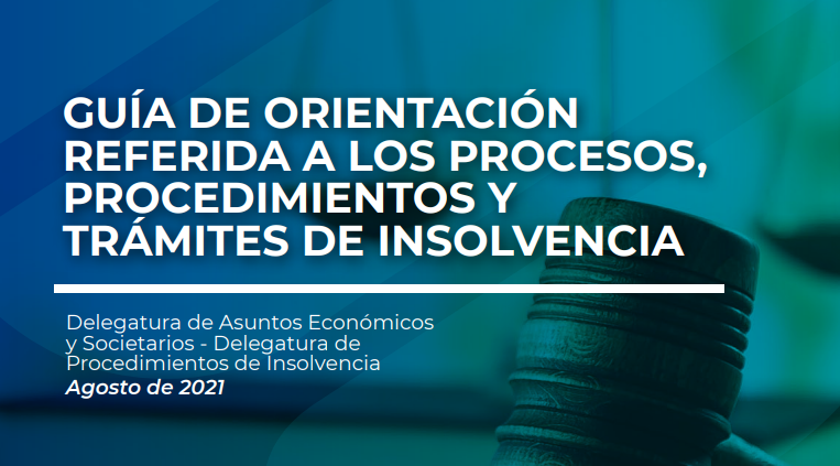 GUÍA DE ORIENTACIÓN REFERIDA A LOS PROCESOS, PROCEDIMIENTOS Y TRÁMITES DE INSOLVENCIA